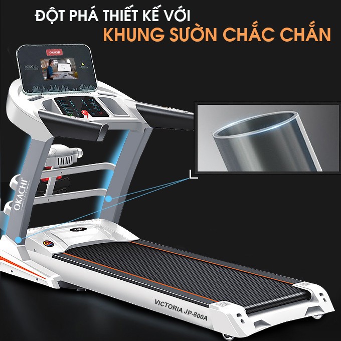 Máy chạy bộ đa năng OKACHI VICTORIA JP-800A